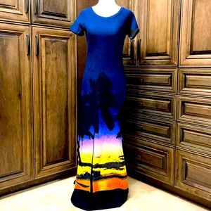 Tommy Bahama Hawaiian sunset dress